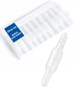Oxygen Tubing Connectors (10 Pack) - 360° Swivel Design - O2 Hose Connectors for Cannula Accessories, O2 Concentrator Connector, and Oxygen Supplies and Accessories - Prevents Tube Tangling